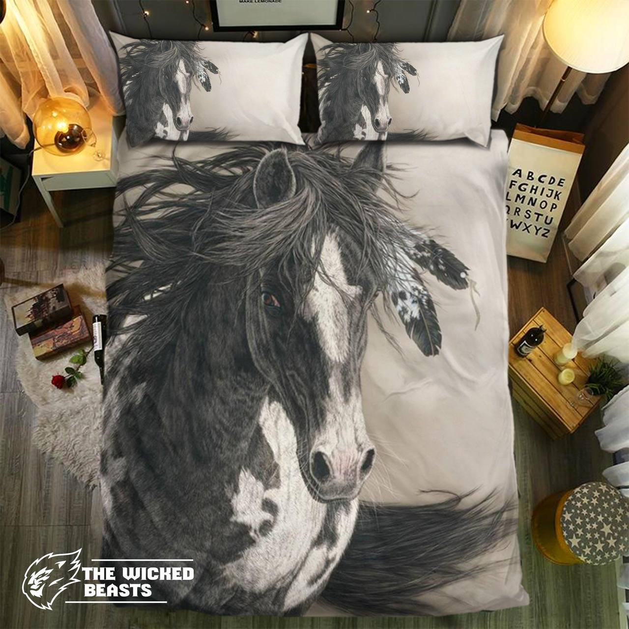 Special Horse Collection 473D Customized Duvet Cover Bedding Sets