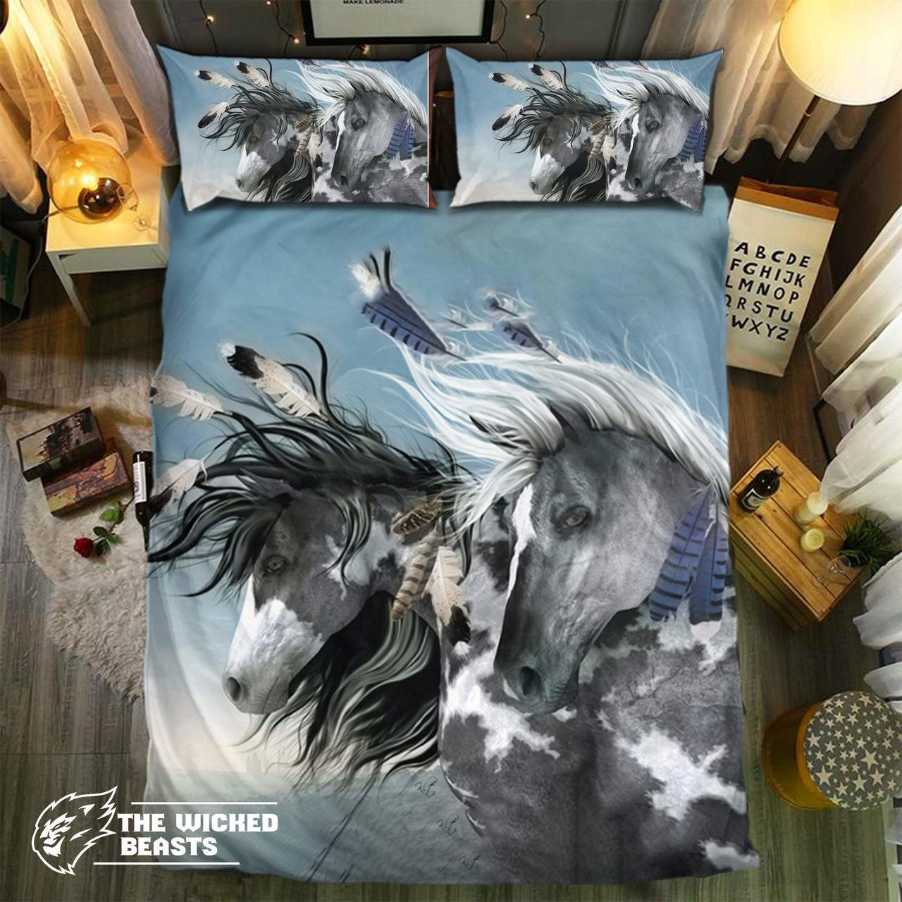 Special Horse Collection 703D Customized Duvet Cover Bedding Sets