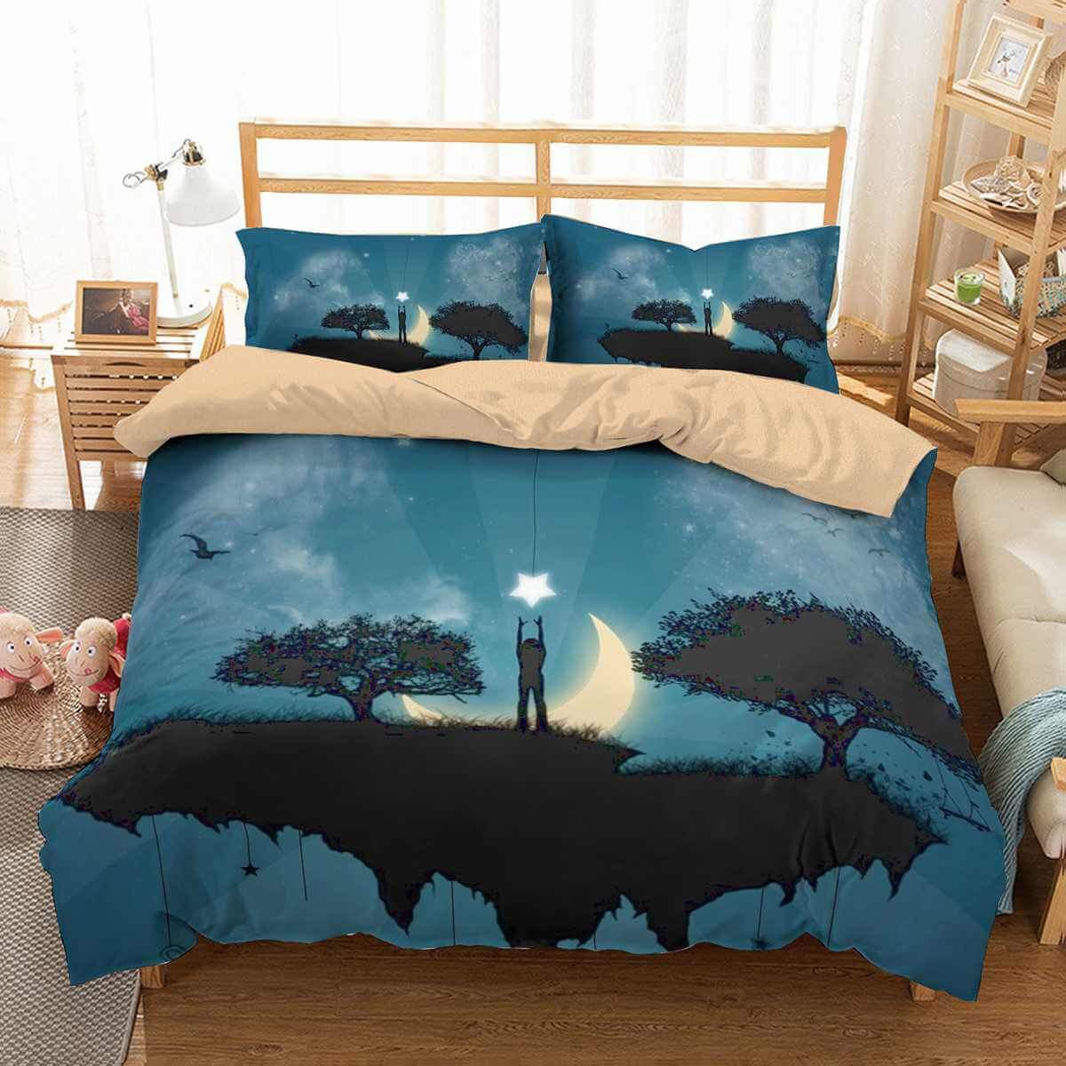 Star Island 3D Customized Duvet Cover Bedding Sets
