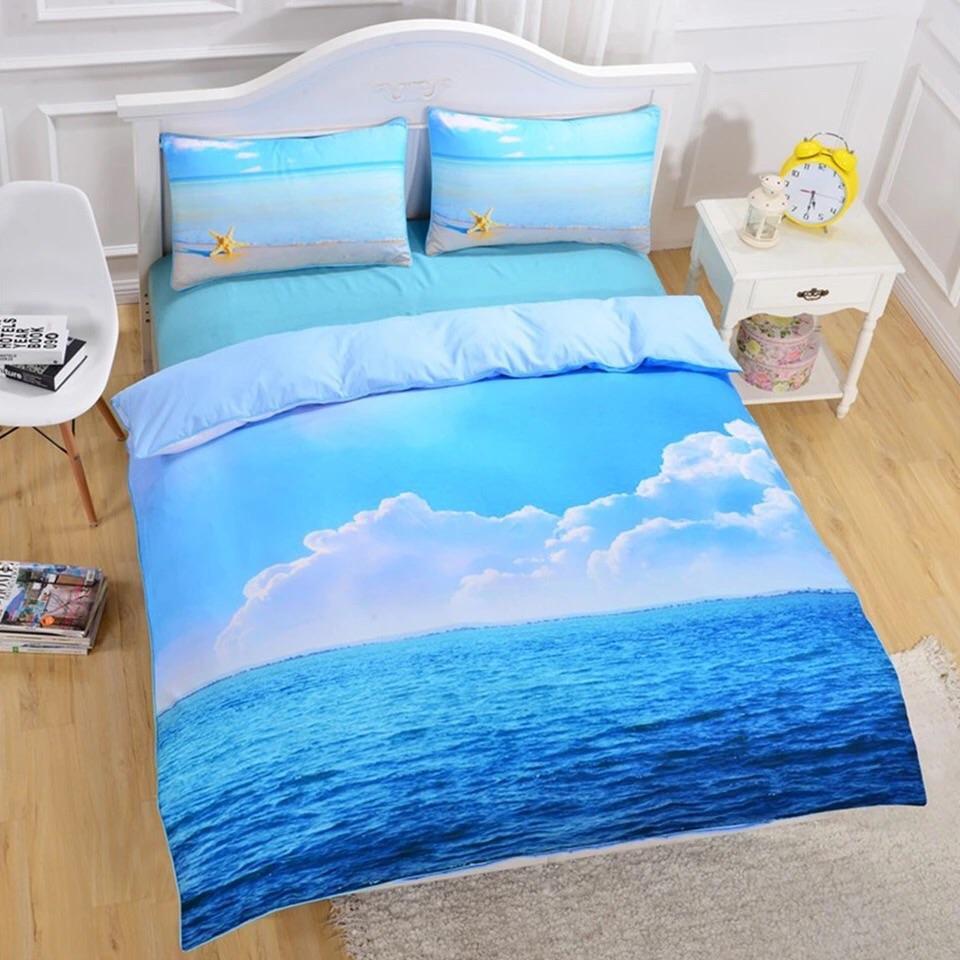 Starfish & Ocean 3D Customized Duvet Cover Bedding Sets