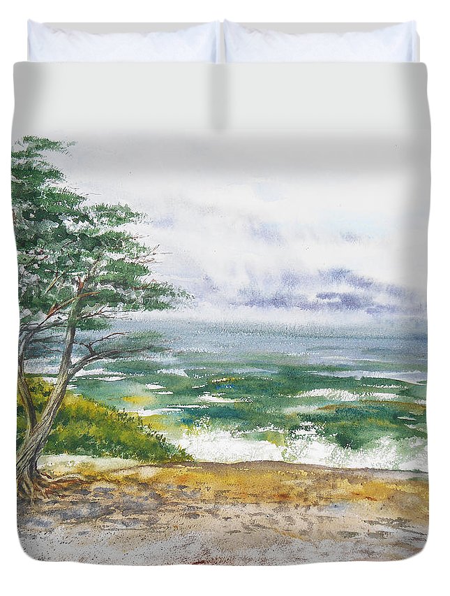 Stormy Morning At Carmel By The Sea California 3D Customized Duvet Cover Bedding Sets