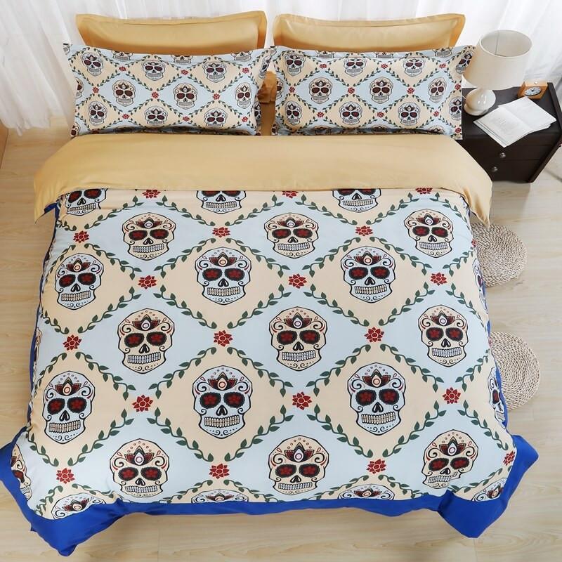 Sugar Skull 1 3D Customized Duvet Cover Bedding Sets