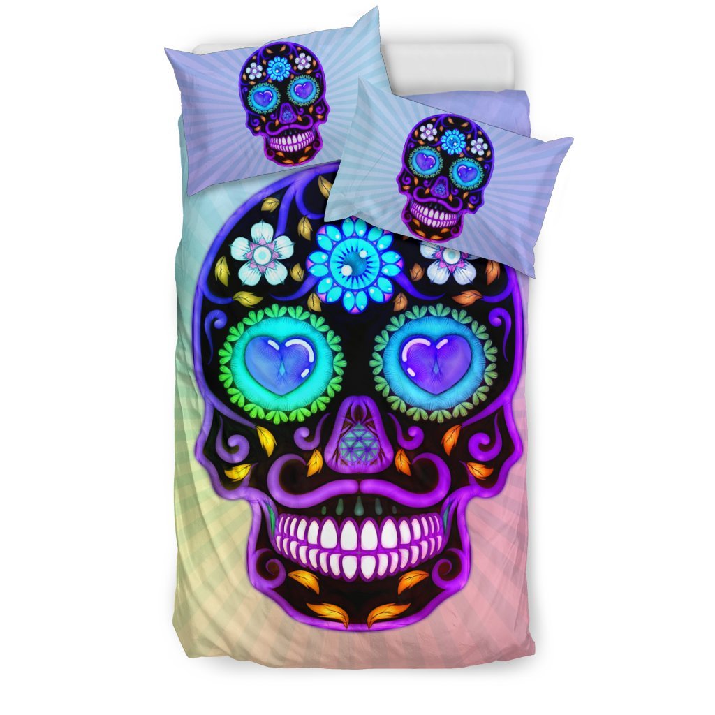 Sugarkull Lover for Lovers ofugarkulls3D Customized Duvet Cover Bedding Sets