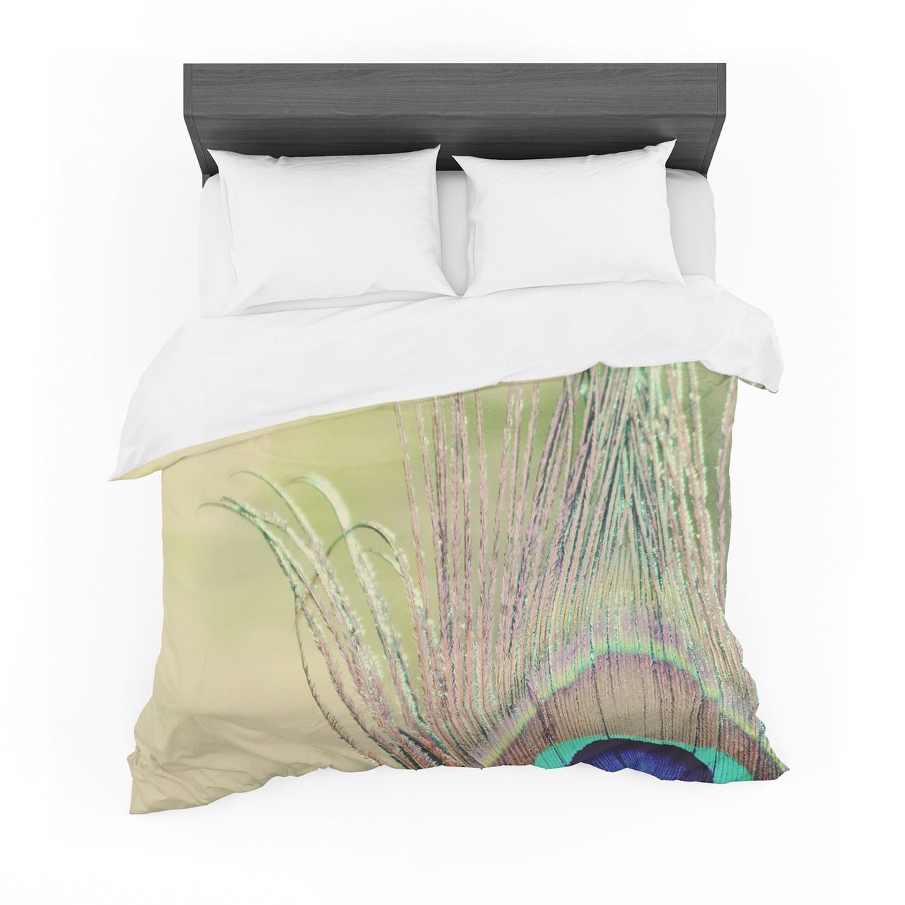 Sun Kissed Peacock Feather Featherweight3D Customized Duvet Cover Bedding Sets