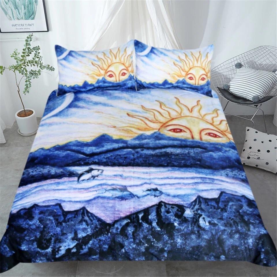 Sunrise 3D Customized Duvet Cover Bedding Sets