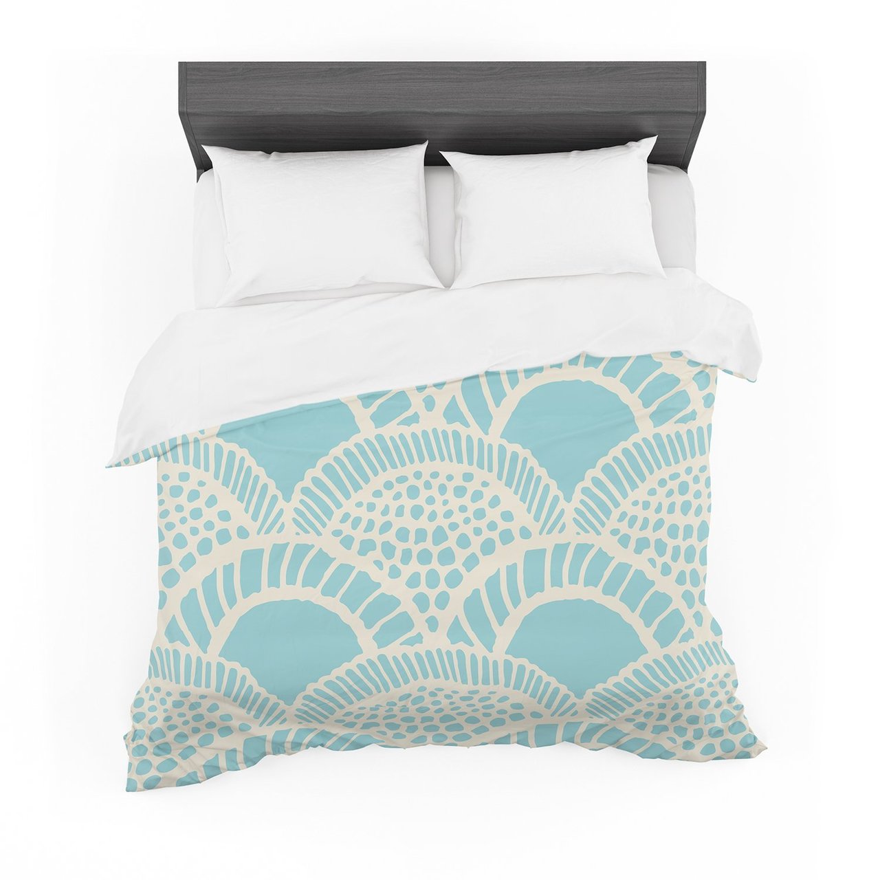 Suzie Tremel ‘Heatheredcales’ Blue Tan Featherweight3D Customized Duvet Cover Bedding Sets