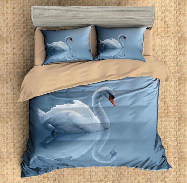 Swan 1 3D Customized Duvet Cover Bedding Sets