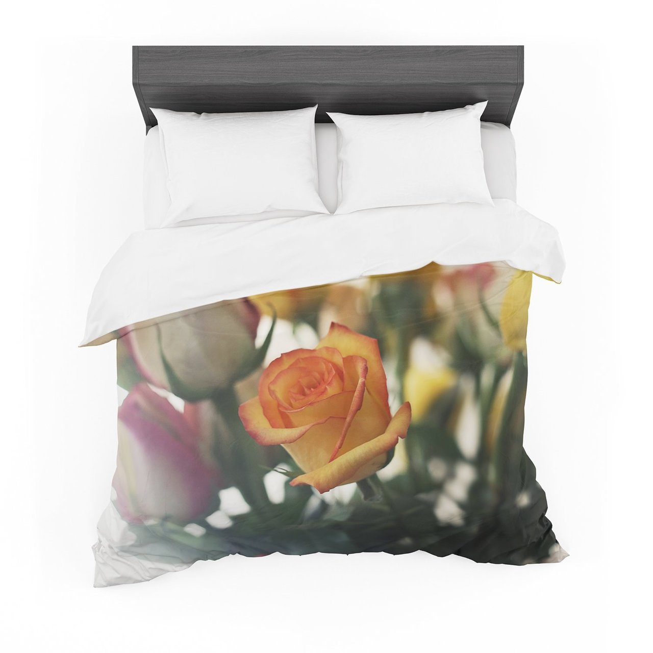 Sweet Reminder Flowers Yellow Featherweight3D Customized Duvet Cover Bedding Sets