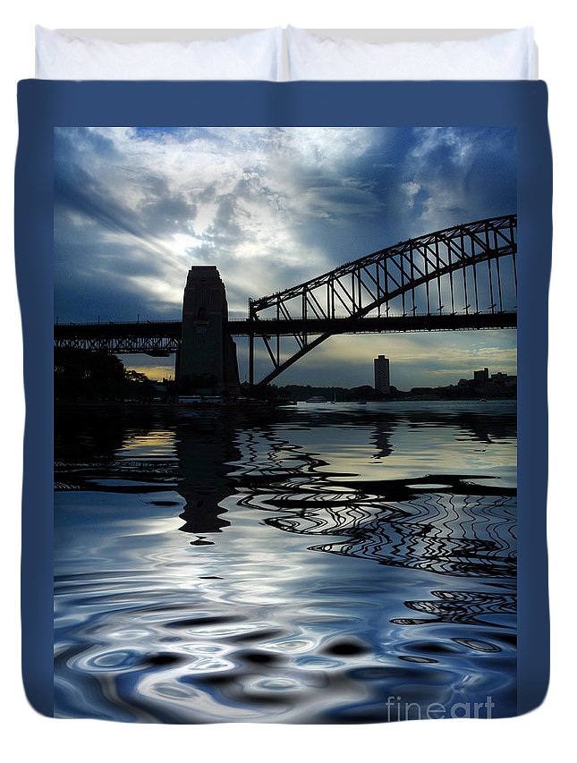 Sydney Harbour Bridge Reflection 3D Customized Duvet Cover Bedding Sets