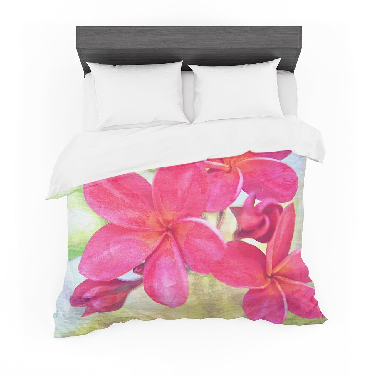 Sylvia Cook ‘Plumeria’ Flower Petals Featherweight3D Customized Duvet Cover Bedding Sets
