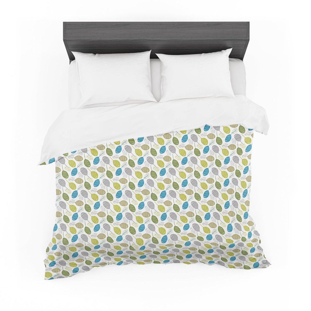 Tangled Teal Cotton3D Customized Duvet Cover Bedding Sets