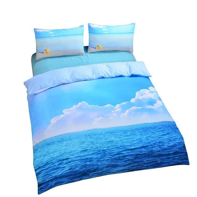 tarfish And Ocean Cool 3D Print et Twin Queen Kingize Bed Cover 2017 Hot3D Customized Duvet Cover Bedding Sets