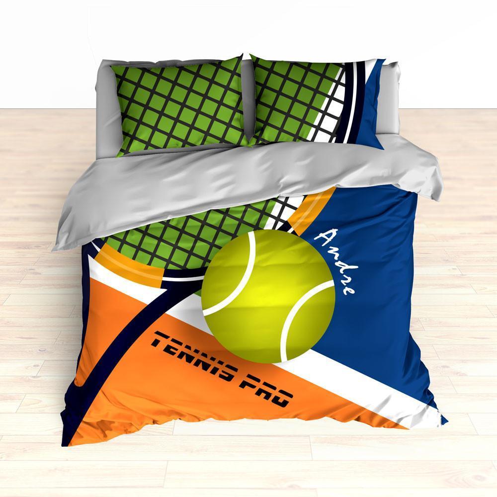 Tennis Bedding, Tennis Comforter, Tennis Duvet, Personalized Kids bedding, Custom Tennis Bed