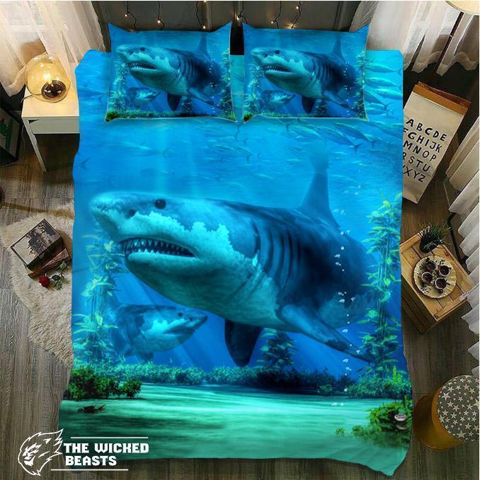 The Biggesthark3D Customized Duvet Cover Bedding Sets