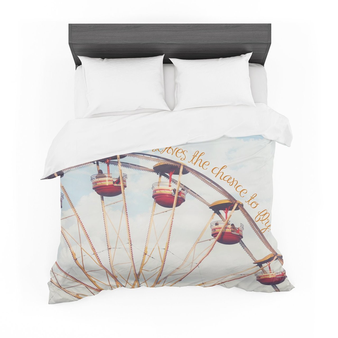 The Chance To Fly Ferris Wheel Featherweight3D Customized Duvet Cover Bedding Sets