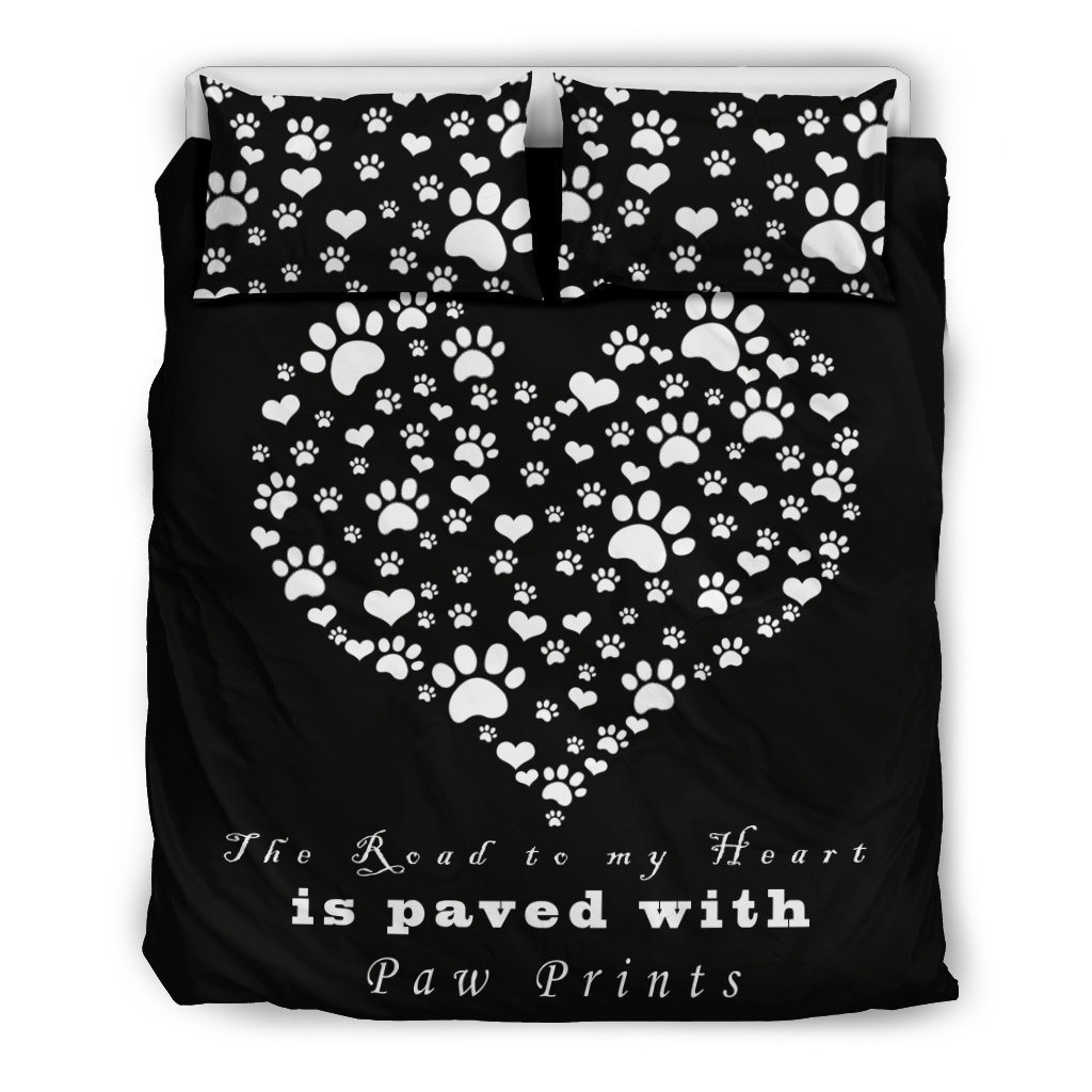 The road to my heart bedding set