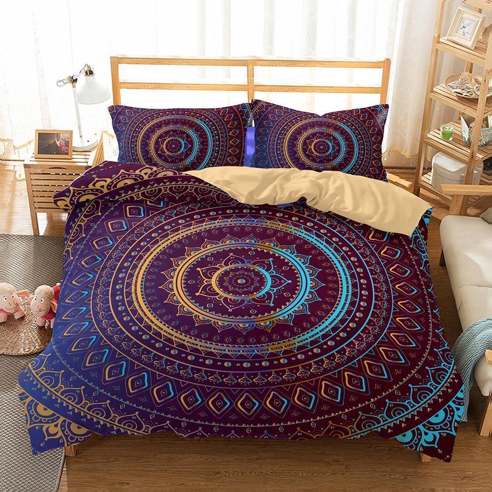 Theme Bohemiantyle Digital Print of 3 Variousizes Household Itemss3D Customized Duvet Cover Bedding Sets