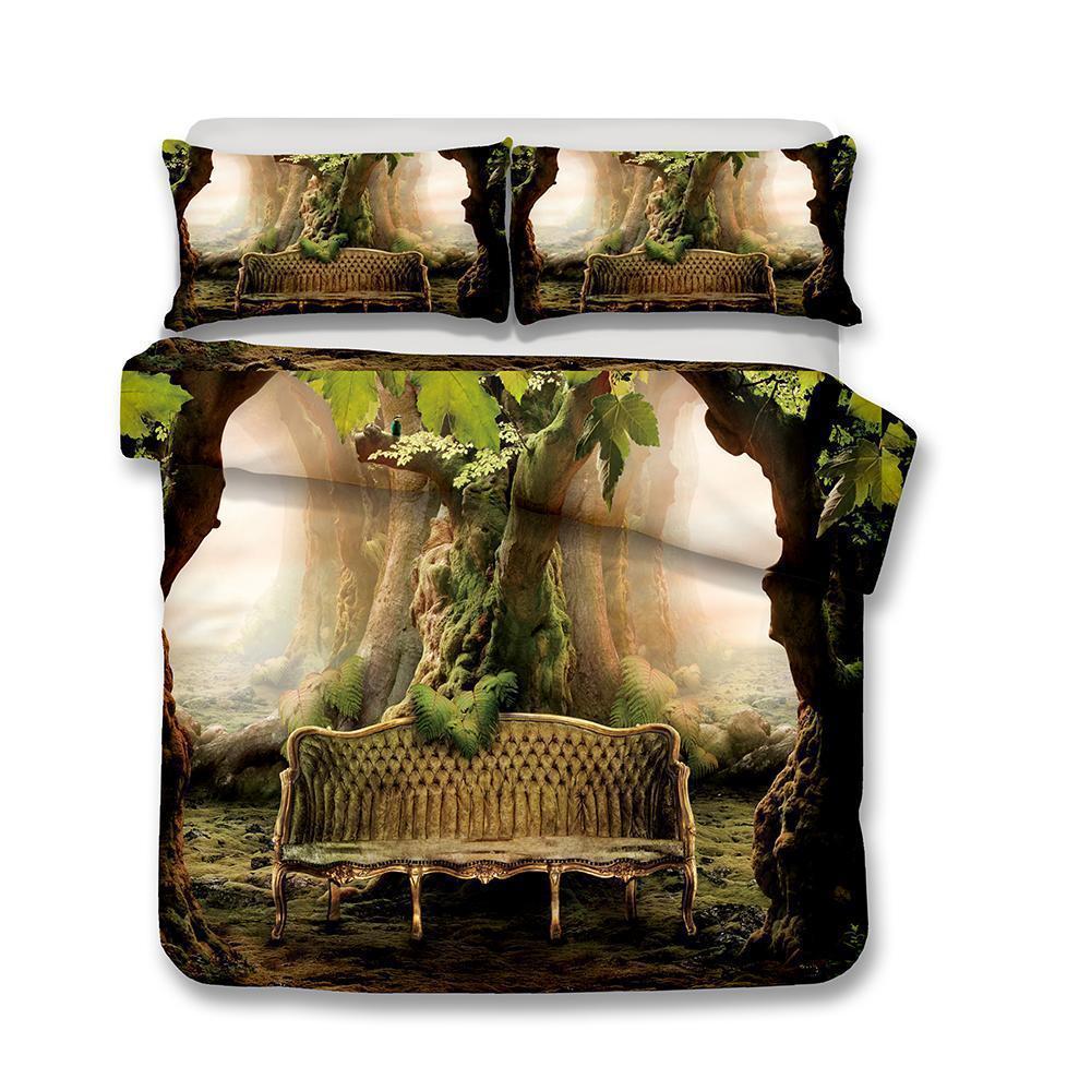 Theme Dream Forest Digital Printing 3 Pieceet Variousize Household Itemss3D Customized Duvet Cover Bedding Sets