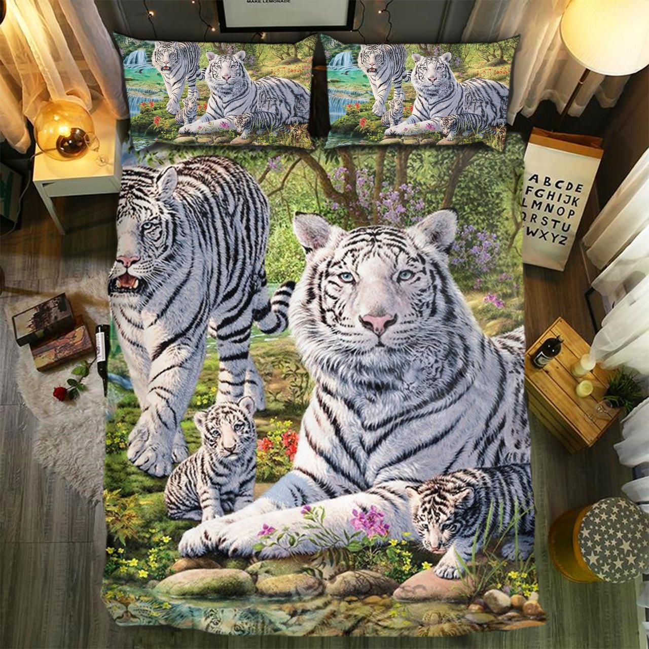 Tiger 103D Customized Duvet Cover Bedding Sets