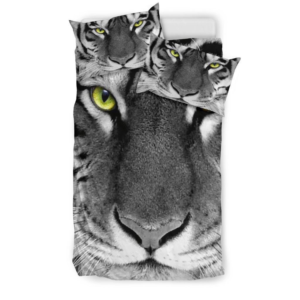 Tiger Eyes Doona 3D Customized Duvet Cover Bedding Sets