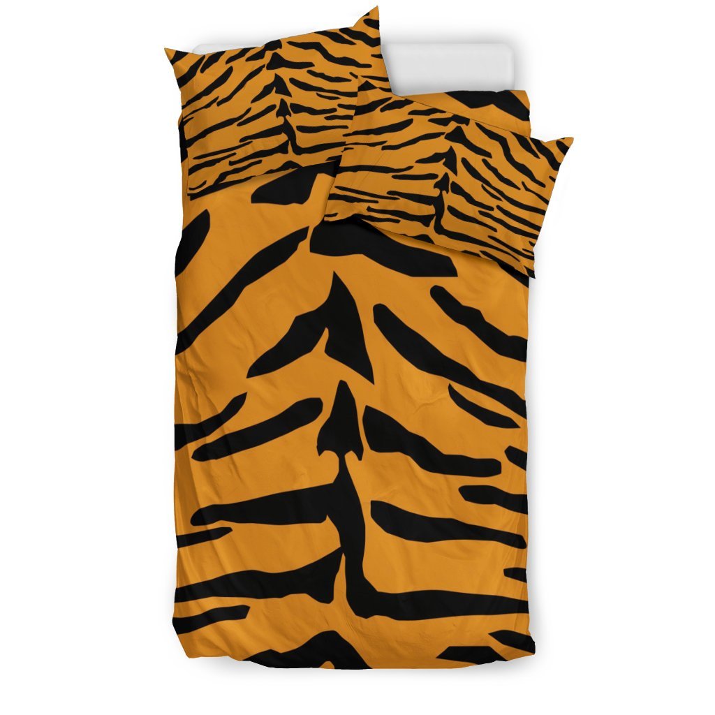 Tigerkin Print 3D Customized Duvet Cover Bedding Sets