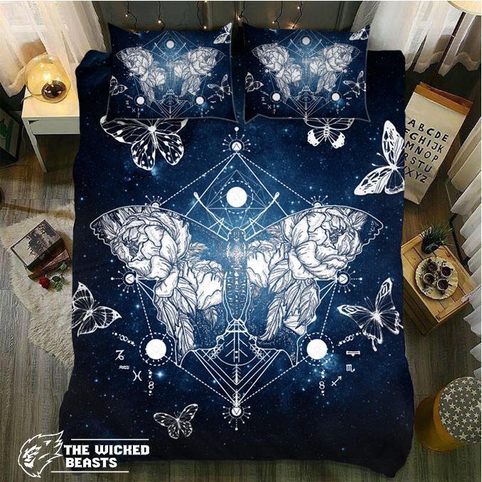 Timer Butterfly3D Customized Duvet Cover Bedding Sets