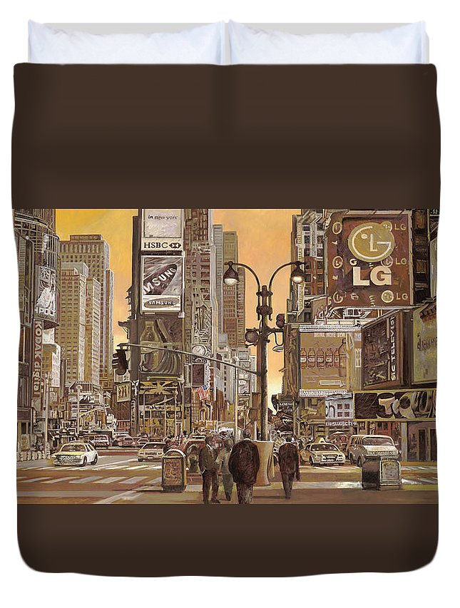 Times Square 3D Customized Duvet Cover Bedding Sets