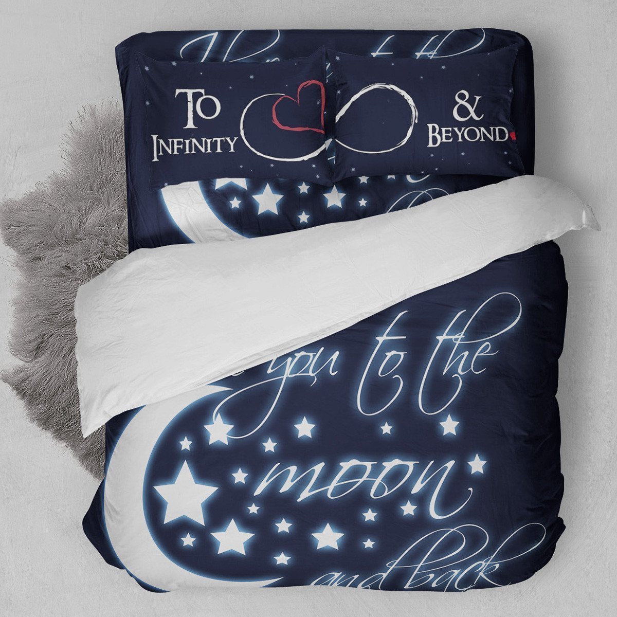 TO THE MOON AND BACK BEDDING SET
