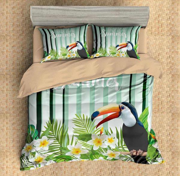 Toucan 2 3D Customized Duvet Cover Bedding Sets