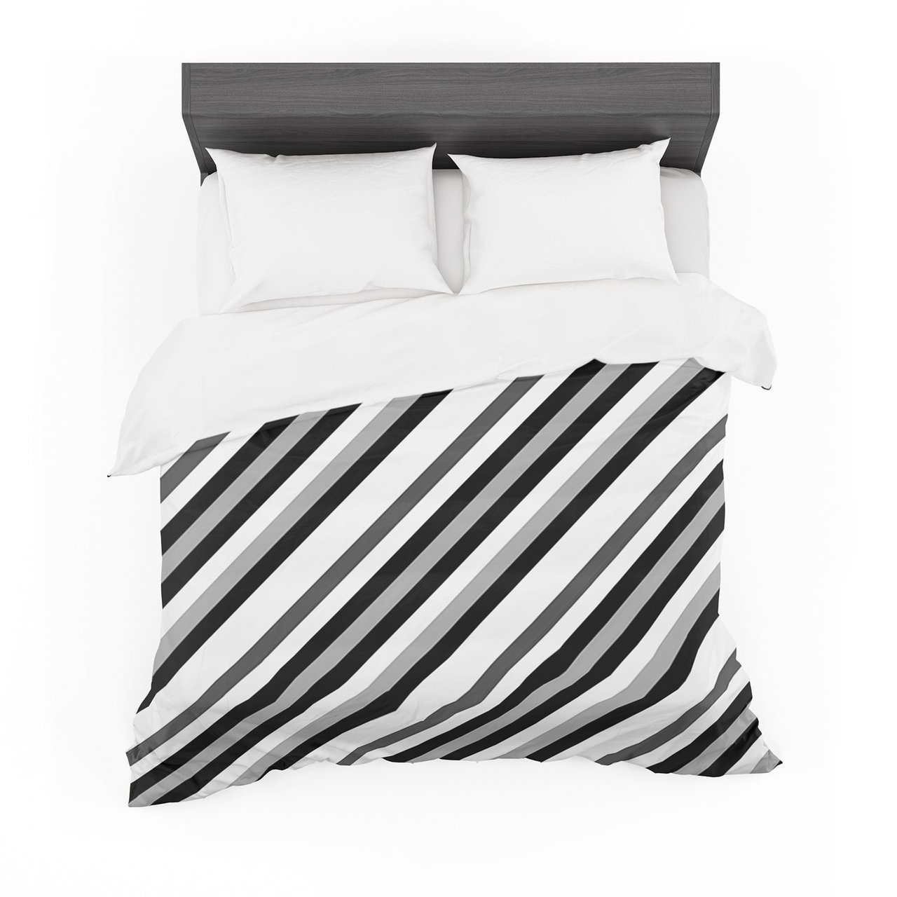 Trebam ‘Kos’ Grey Diagonal Featherweight3D Customized Duvet Cover Bedding Sets