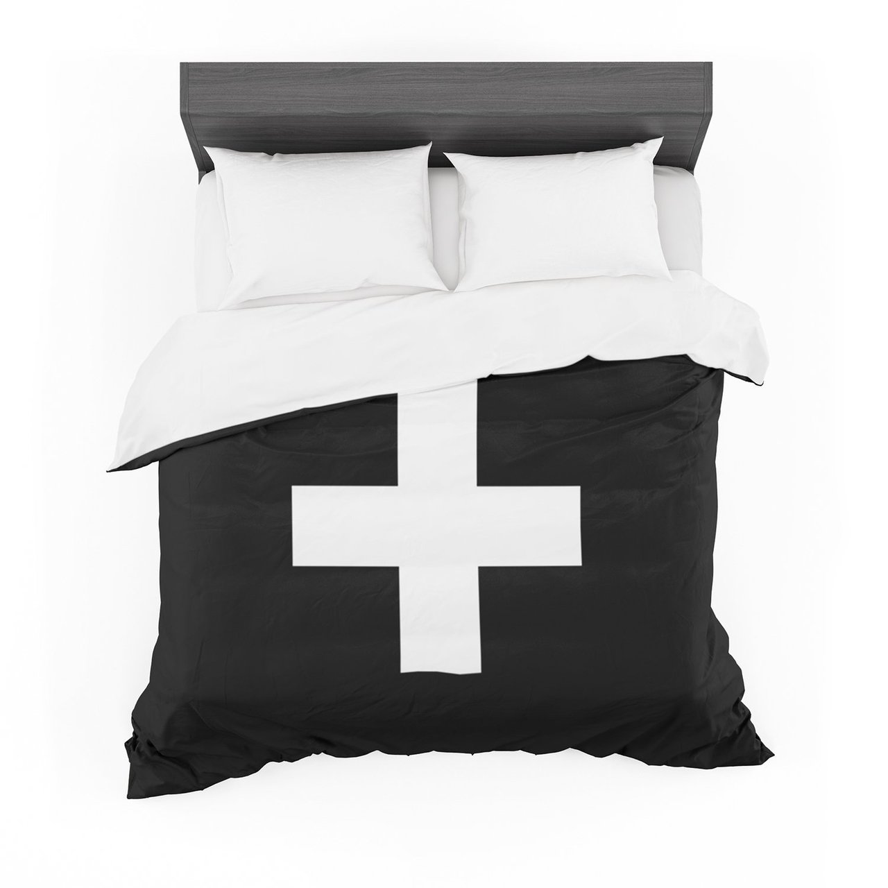 Trebam ‘Plus’imple Black Featherweight3D Customized Duvet Cover Bedding Sets