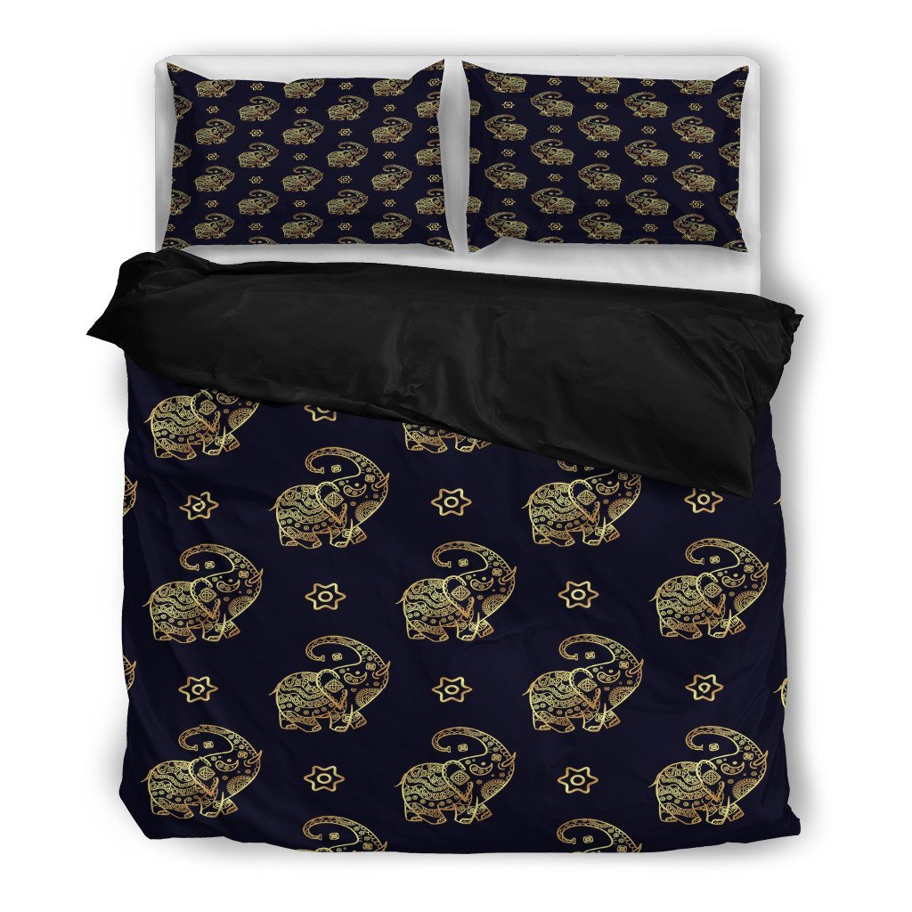 Tribal Elephant 3D Customized Duvet Cover Bedding Sets