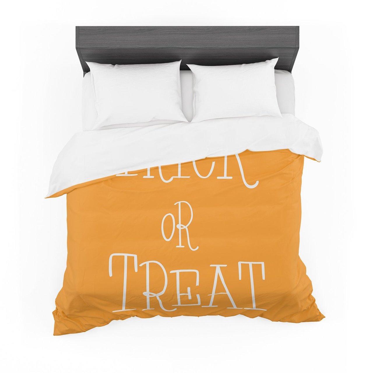 Trick or Treat White Featherweight3D Customized Duvet Cover Bedding Sets