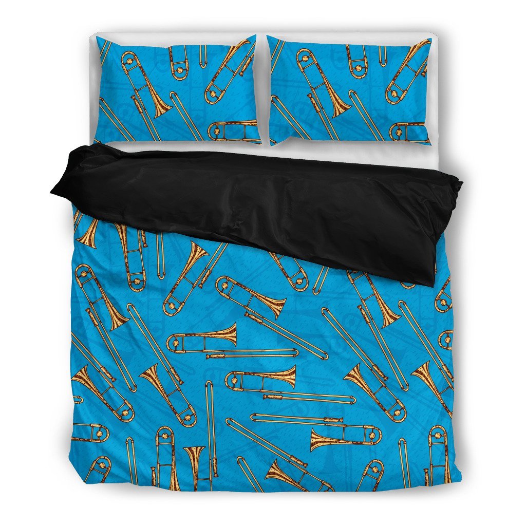 Trombone 3D Customized Duvet Cover Bedding Sets