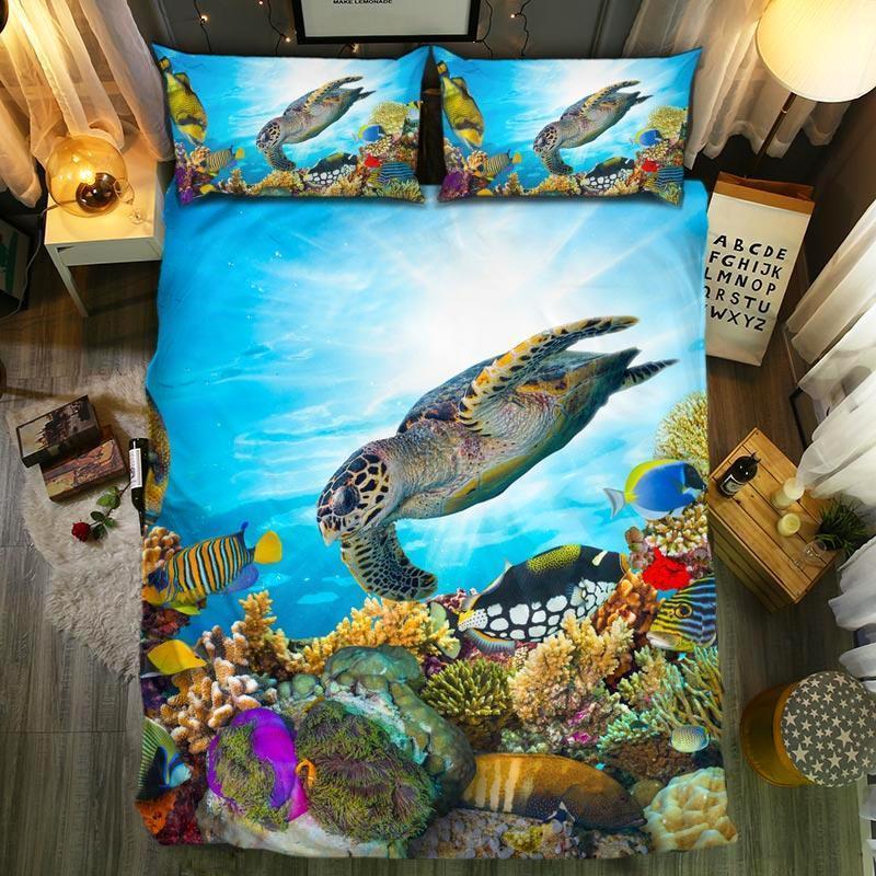Turtle 090923D Customized Duvet Cover Bedding Sets