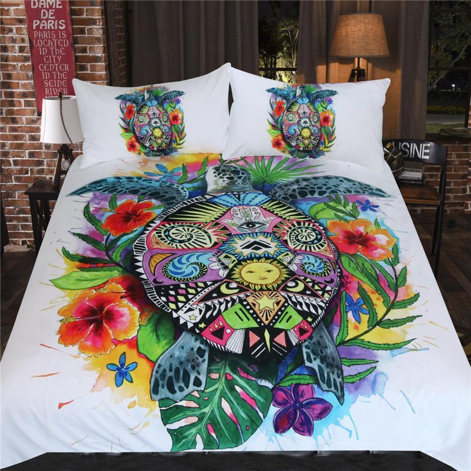 Turtle Life by Pixie Cold Art Bedding Set