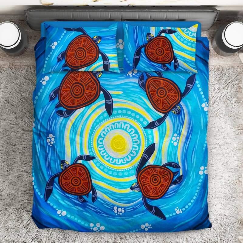 Turtle Tog her 3D Customized Duvet Cover Bedding Sets