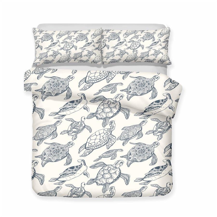 Turtleswimming 3D Customized Duvet Cover Bedding Sets