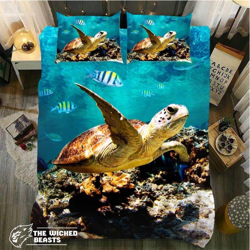 Turtlewimming Toky3D Customized Duvet Cover Bedding Sets