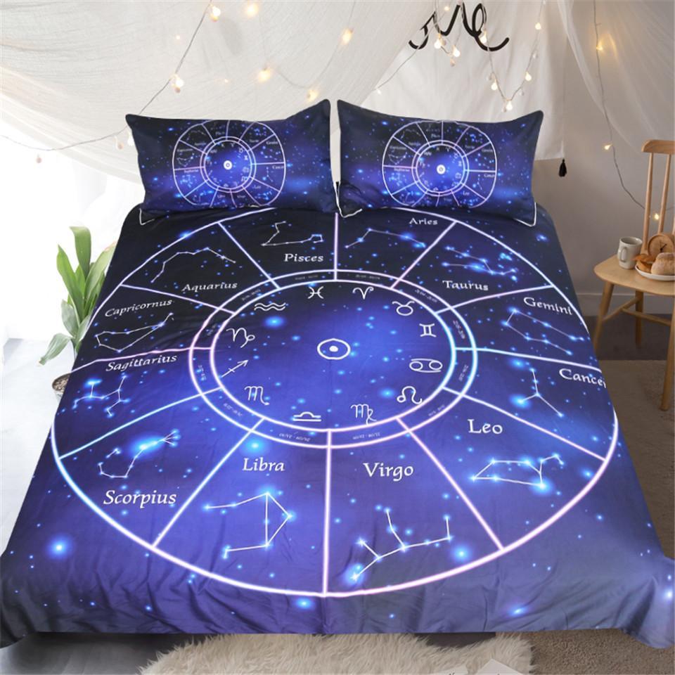 Twelve Constellations 3D Customized Duvet Cover Bedding Sets