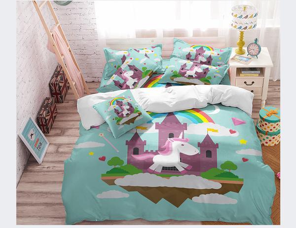 Unicorn AS47 3D Customized Duvet Cover Bedding Sets