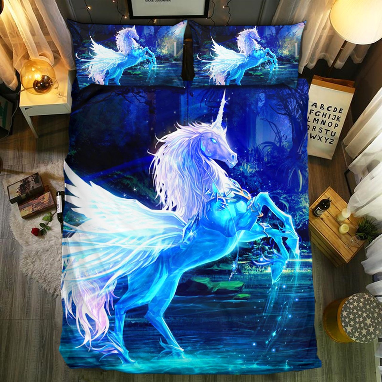 Unicorn Collection 082821 3D Customized Duvet Cover Bedding Sets