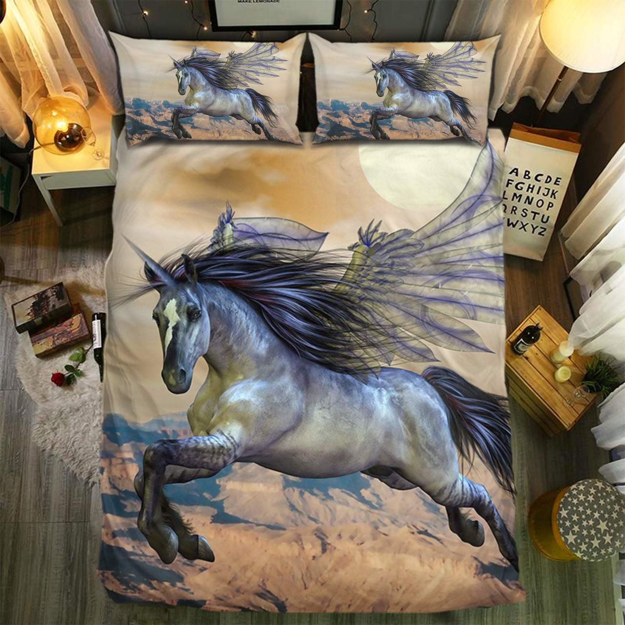 Unicorn Collection 082827 3D Customized Duvet Cover Bedding Sets