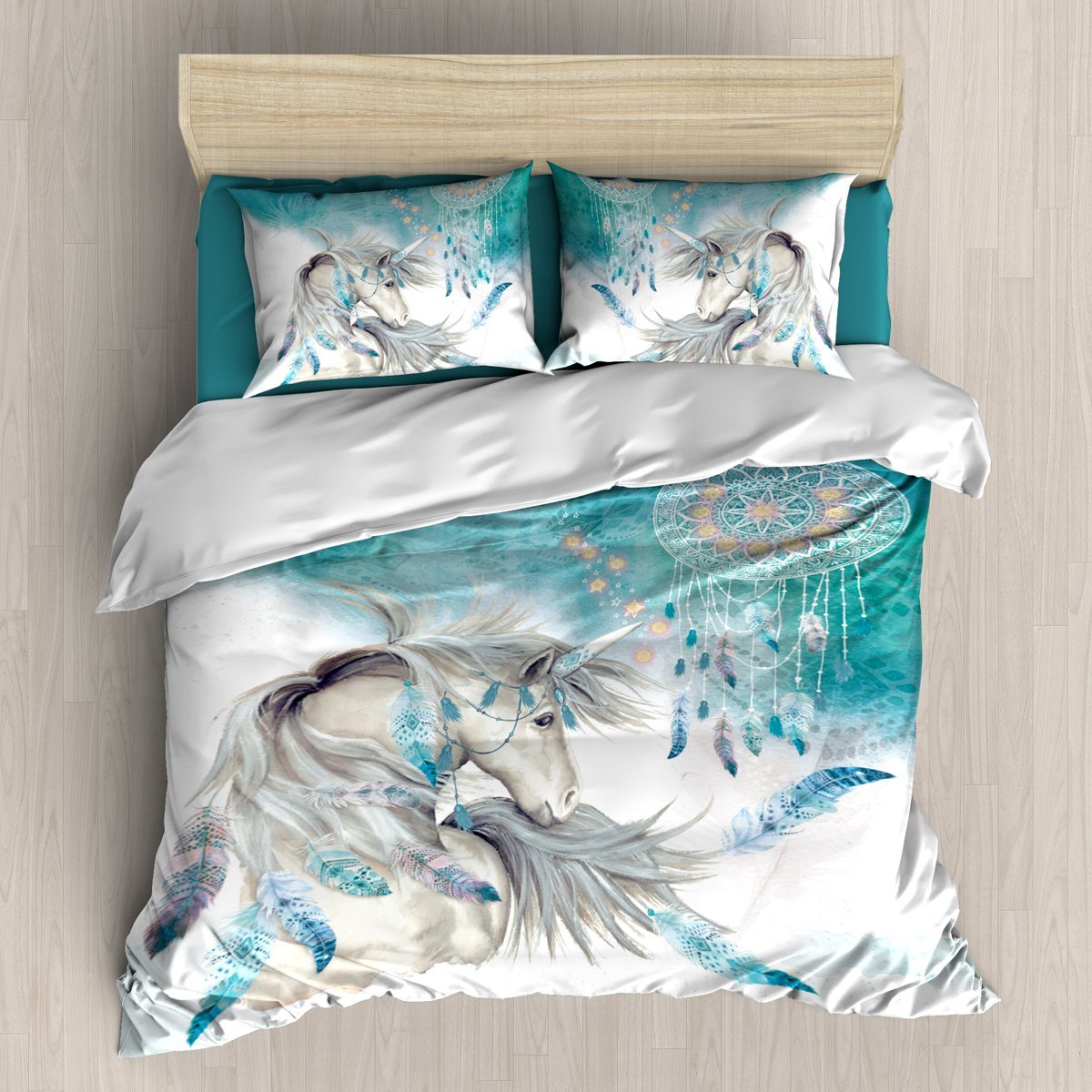 Unicorn Dreamcatcher 3D Customized Duvet Cover Bedding Sets