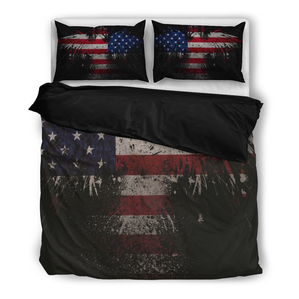 USA Eagle Flag3D Customized Duvet Cover Bedding Sets