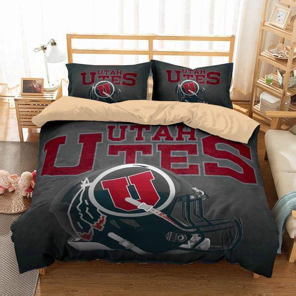 Utah Utes 3D Customized Duvet Cover Bedding Sets