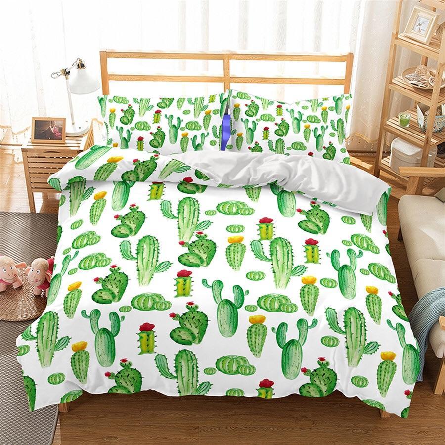 Various Cactus Plants 3D Customized Duvet Cover Bedding Sets
