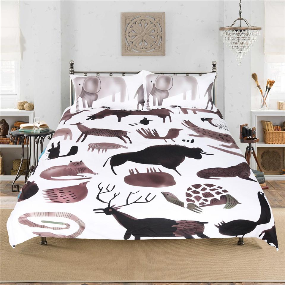 Various Cartoon (3tyles)3D Customized Duvet Cover Bedding Sets