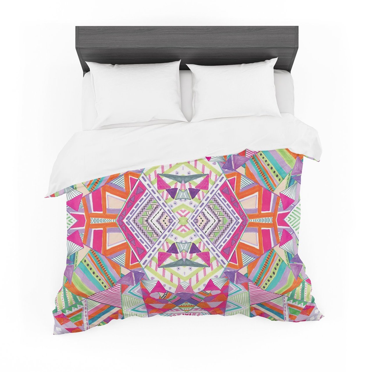 Vasare Nar ‘Carrousel’ Geometric Rainbow Featherweight3D Customized Duvet Cover Bedding Sets