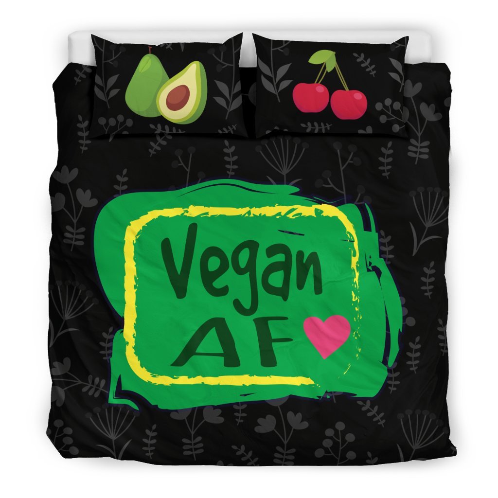 Vegan AF for Healthy Vegans3D Customized Duvet Cover Bedding Sets